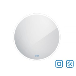 Kerek LED tükör 600 × 600 érintésérzékelővel